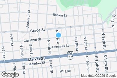 Map image of the property - 1202 Chestnut St