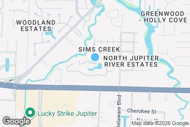 Map image of the property - 110 N Delaware Blvd