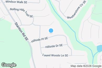 Map image of the property - 1418 Hillside Pl SE