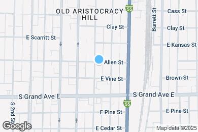 Map image of the property - 1208 S 7th St