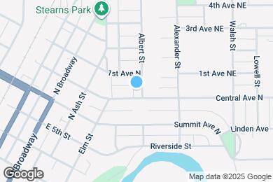Map image of the property - 337 Central Ave N