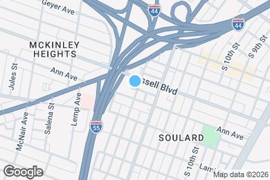 Map image of the property - 2117 S 13th St