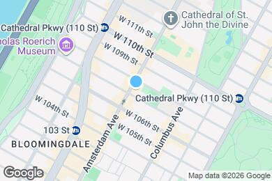 Map image of the property - Room in Shared 3 bed/1 bath home in Upper West Side