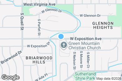 Map image of the property - 708 S Oak St