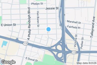 Map image of the property - 707 Franklin St