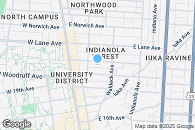 Map image of the property - 83 E Frambes Ave