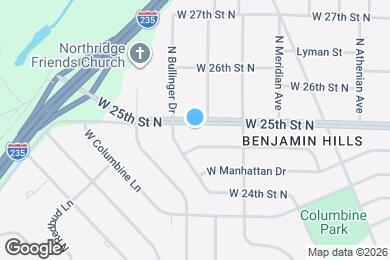 Map image of the property - 2717 W 25th St N