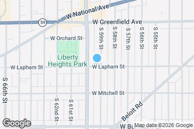 Map image of the property - 1577 S 59th St