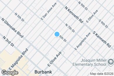 Map image of the property - 561 E Orange Grove Ave