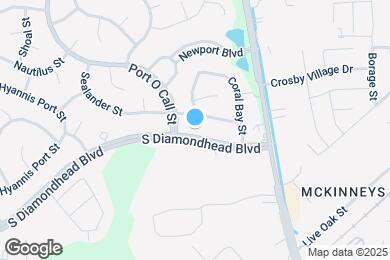 Map image of the property - 218 S Diamondhead Blvd