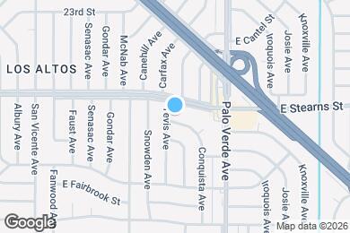 Map image of the property - 6261 E El Paseo St