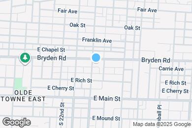 Map image of the property - 270 S Champion Ave
