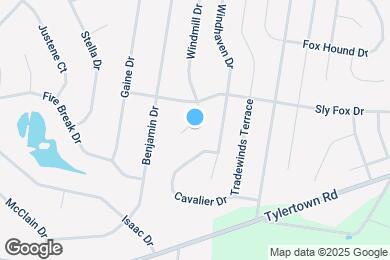 Map image of the property - 3709 Wind Mill Ct