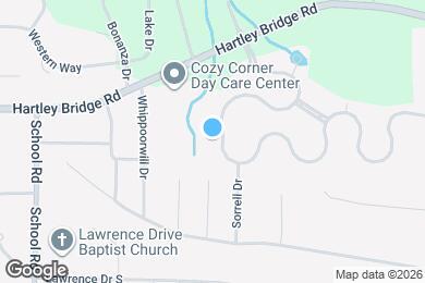 Map image of the property - 3444 Bridgewood Dr