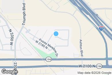 Map image of the property - 1947 W 2250 N