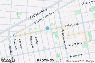 Map image of the property - 1624 Pitkin Ave