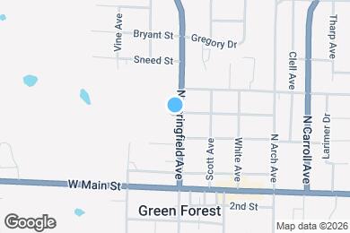 Map image of the property - 310 N Springfield Ave