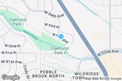 Map image of the property - 8184 W 93rd Way