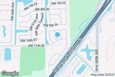 Map image of the property - 1013 SW 49th Ave