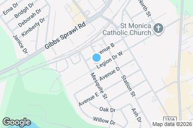 Map image of the property - 215 Legion Dr W