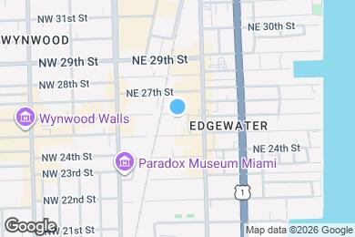 Map image of the property - 142 NE 26th St