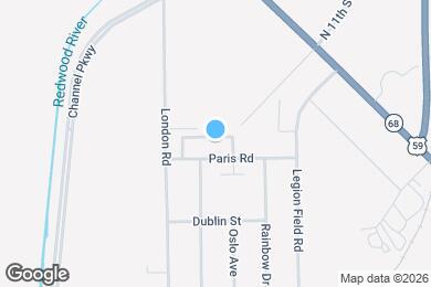 Map image of the property - Paris Park Townhomes
