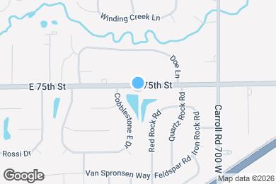 Map image of the property - 12455 E 75th St