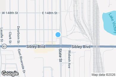 Map image of the property - 14924 Indiana Ave