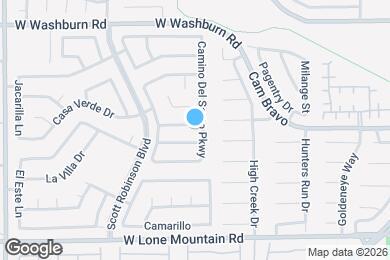 Map image of the property - 1517 Los Alamos Dr