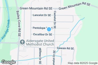 Map image of the property - 2519 Excalibur Dr SE