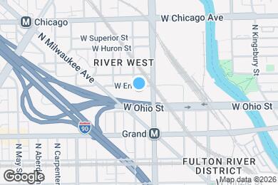 Map image of the property - 825 W Erie St