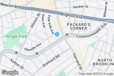 Map image of the property - 1247 Commonwealth Ave