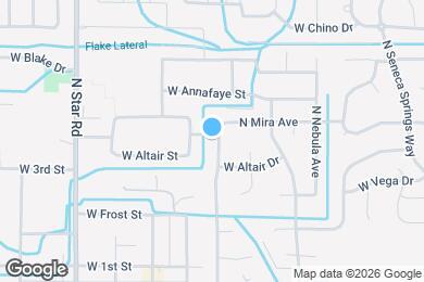 Map image of the property - 501 N Mira Ave