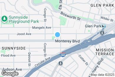 Map image of the property - 220 Monterey Blvd