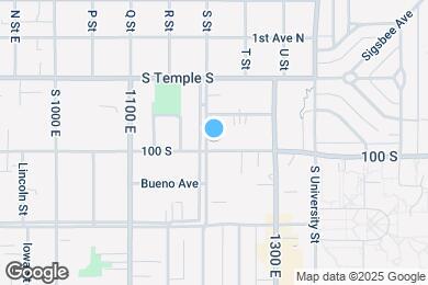 Map image of the property - 79 S 1200 E