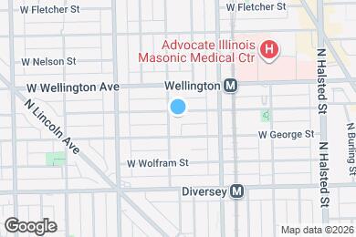 Map image of the property - 1049 W. Oakdale