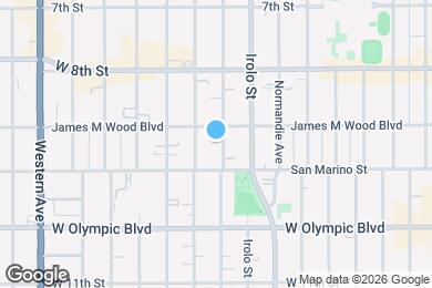 Map image of the property - 915 S Ardmore Ave