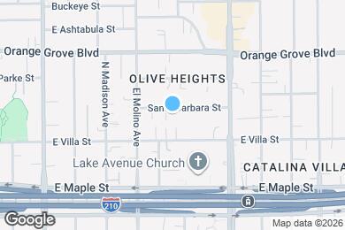 Map image of the property - 736 Santa Barbara St