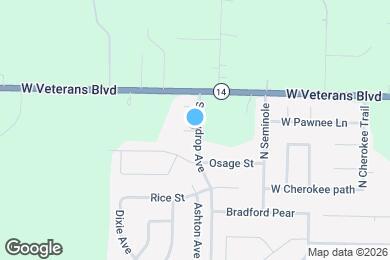 Map image of the property - 609 W Kimberly Ct
