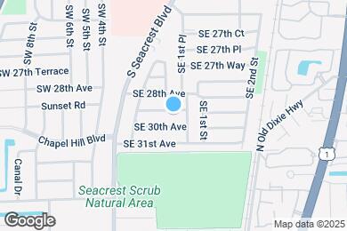 Map image of the property - 122 SE 29th Ave