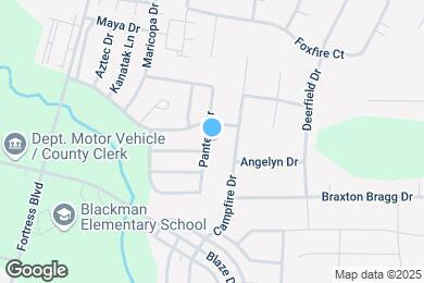 Map image of the property - 750 Pantera Dr