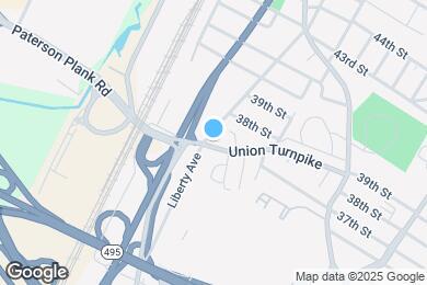 Map image of the property - 1622 Union Turnpike