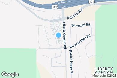 Map image of the property - 4099 Liberty Canyon Rd