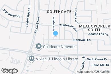 Map image of the property - 8533 Tallahassee Ln