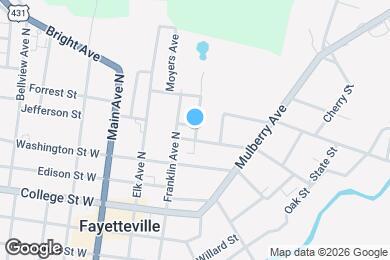 Map image of the property - 402 Cherokee Ave