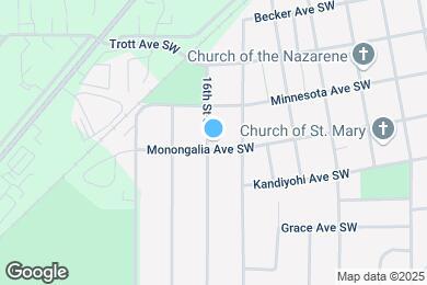 Map image of the property - 1520 Monongalia Ave SW
