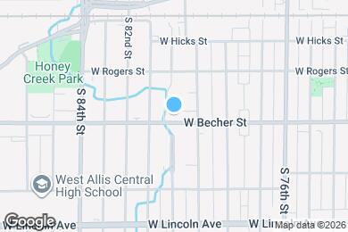 Map image of the property - 7936 W Becher St