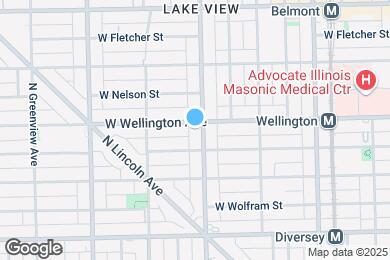 Map image of the property - 2952 N Racine Ave
