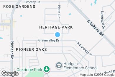 Map image of the property - 14839 Greenvalley Dr