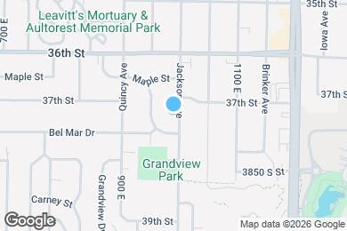 Map image of the property - 3729 Jackson Ave